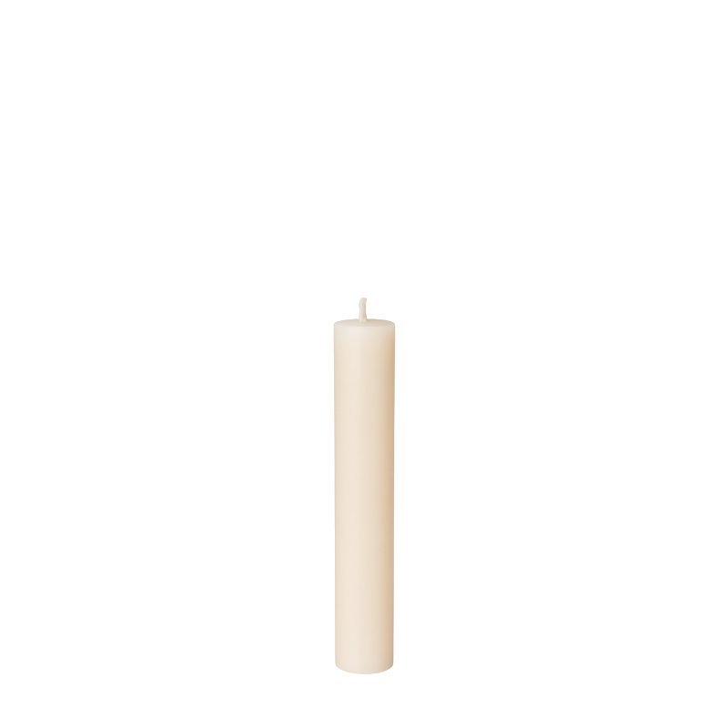 Konická svíčka ivory Rustic