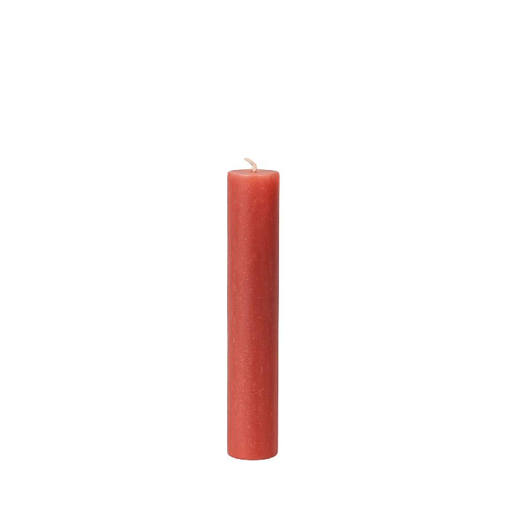 Červená konická svíčka 20 cm