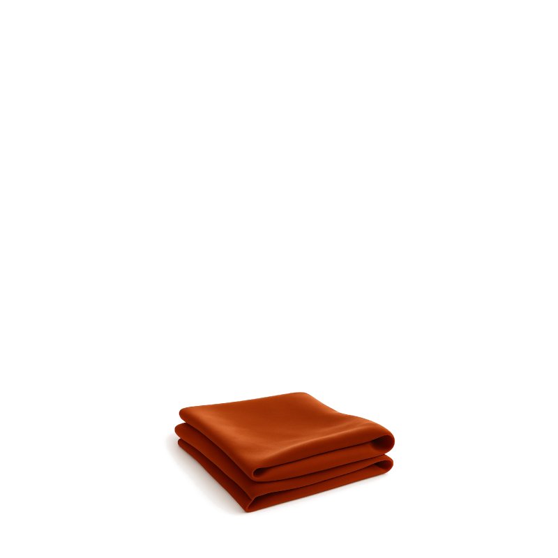 Dekorační sametová látka v barvě Terracotta