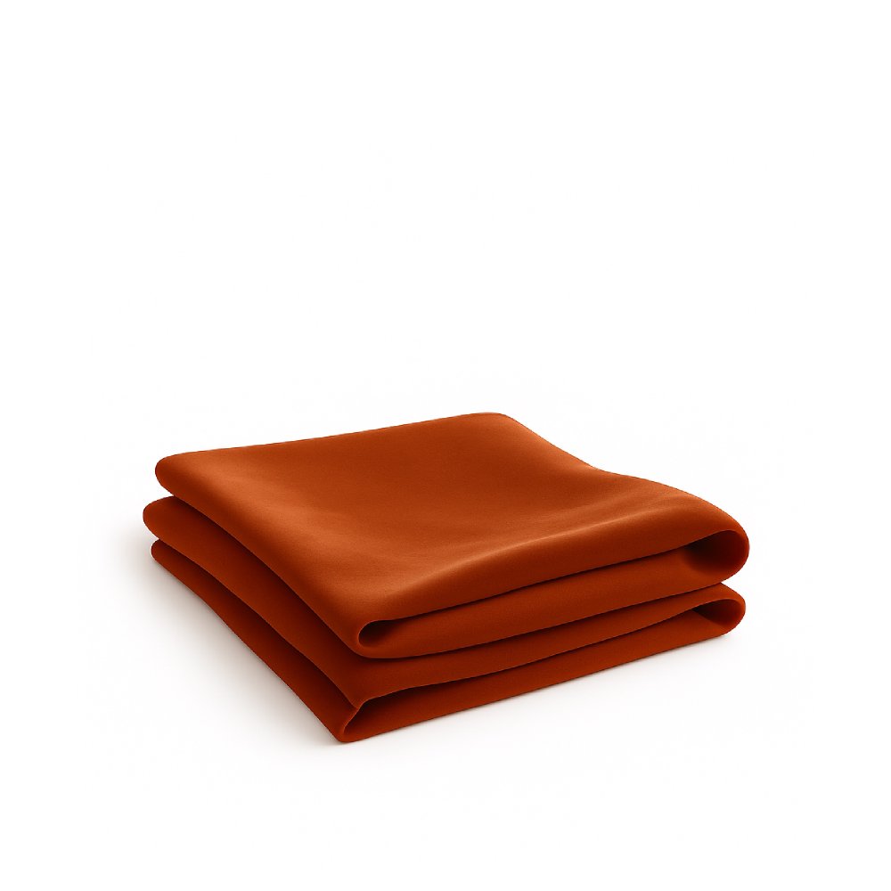 Dekorační sametová látka v barvě Terracotta