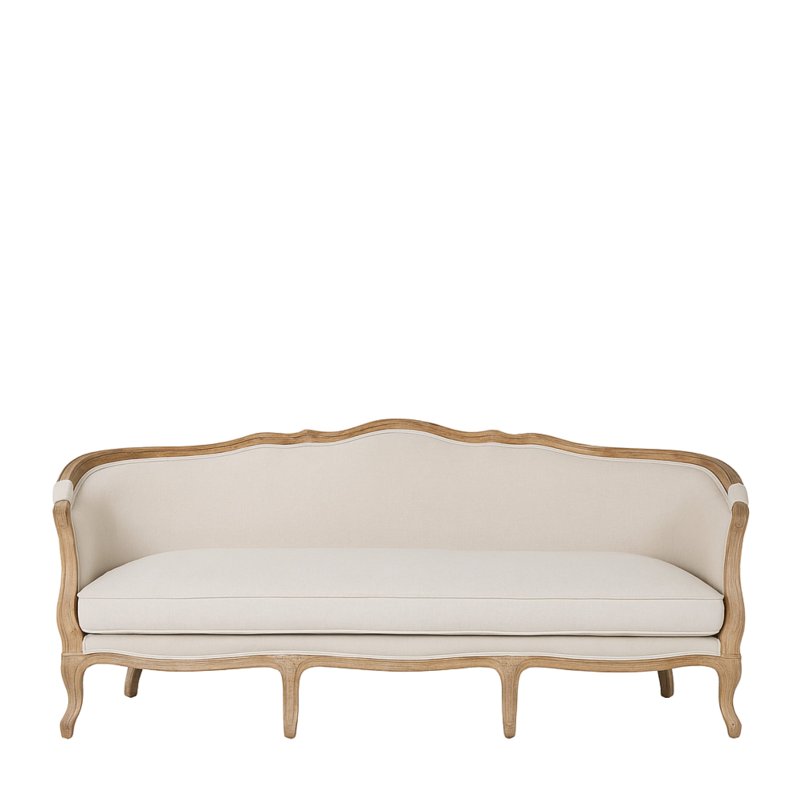 Bergère Sofa elegantní francouzská čalouněná pohovka k zapůjčení