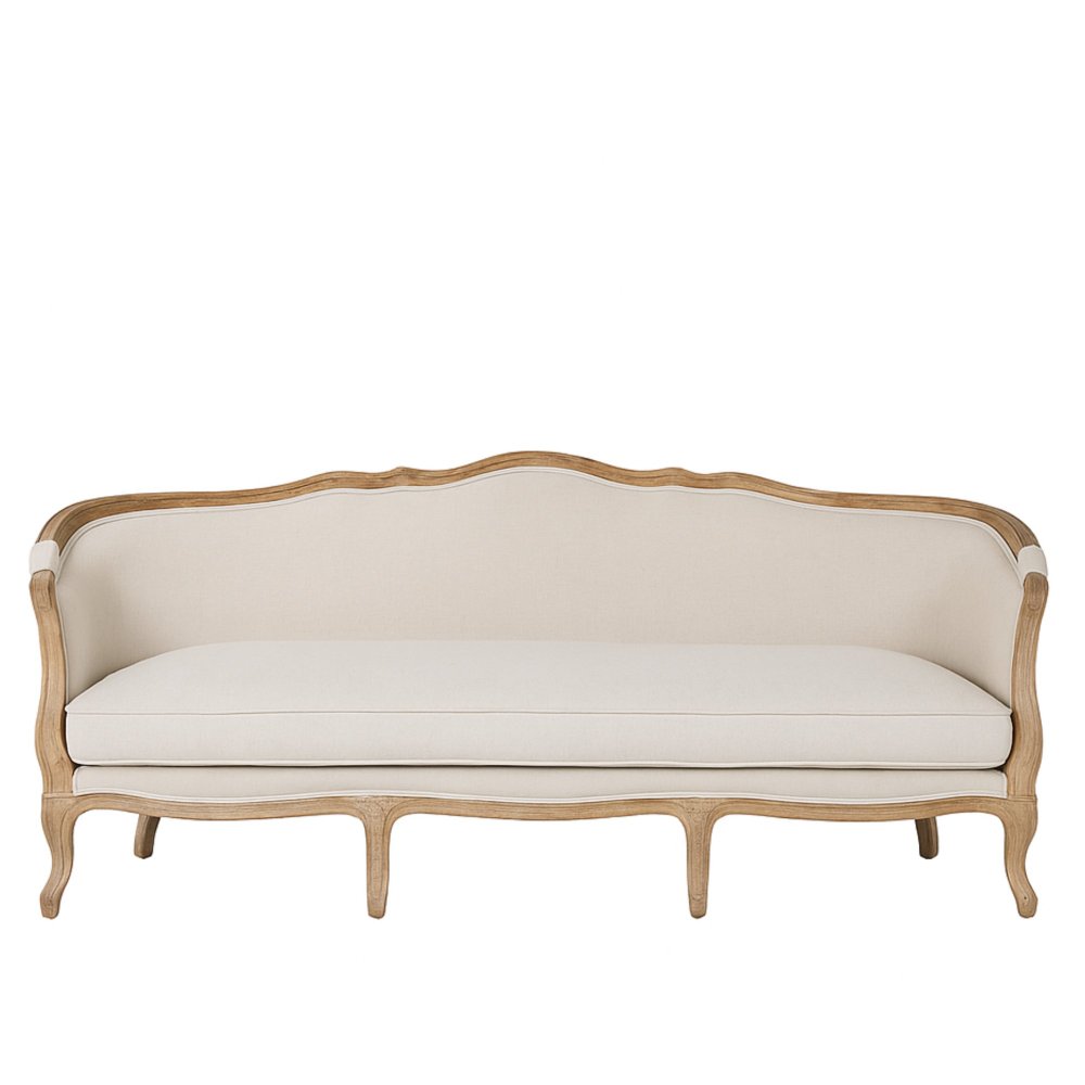 Bergère Sofa elegantní francouzská čalouněná pohovka k zapůjčení