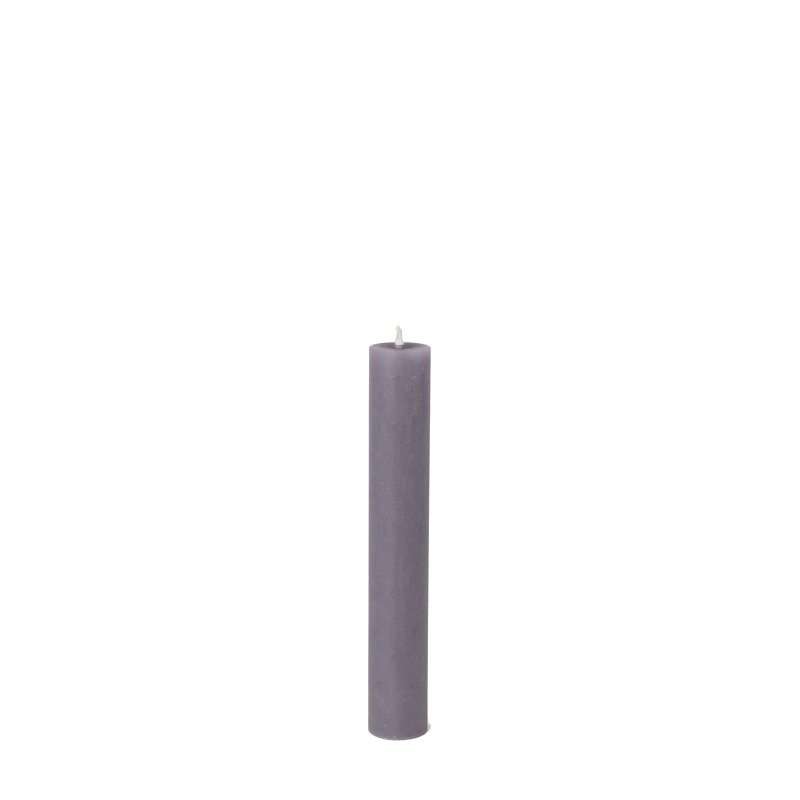 Fialová konická svíčka 20 cm