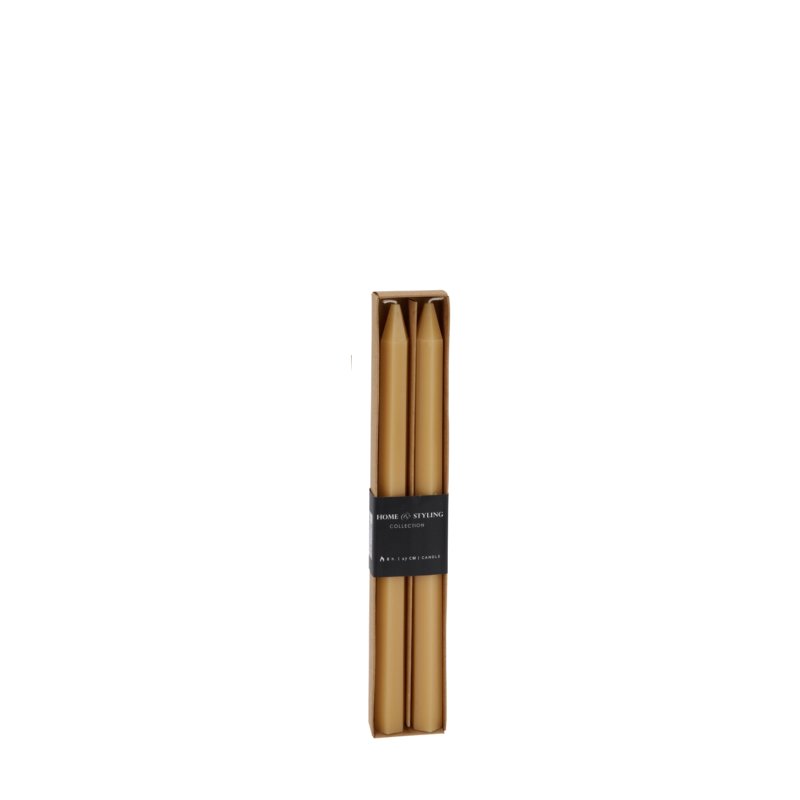 Dekorační svíčky Ocher Elegant Cube 2 kusy