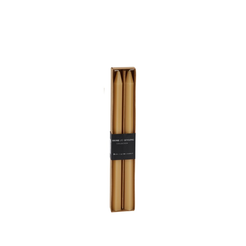 Dekorační svíčky Ocher Elegant Cube 2 kusy
