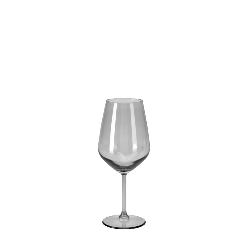 Moderní kouřová sklenice na víno 490 ml