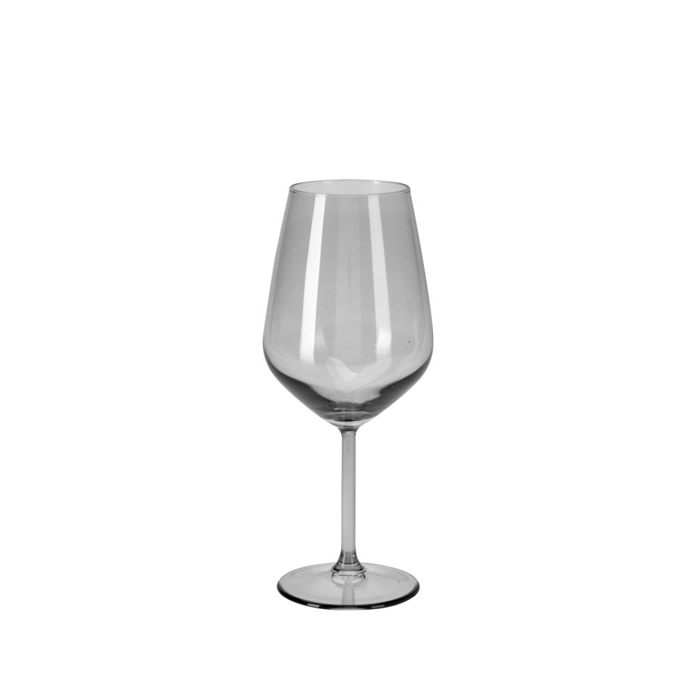 Moderní kouřová sklenice na víno 490 ml