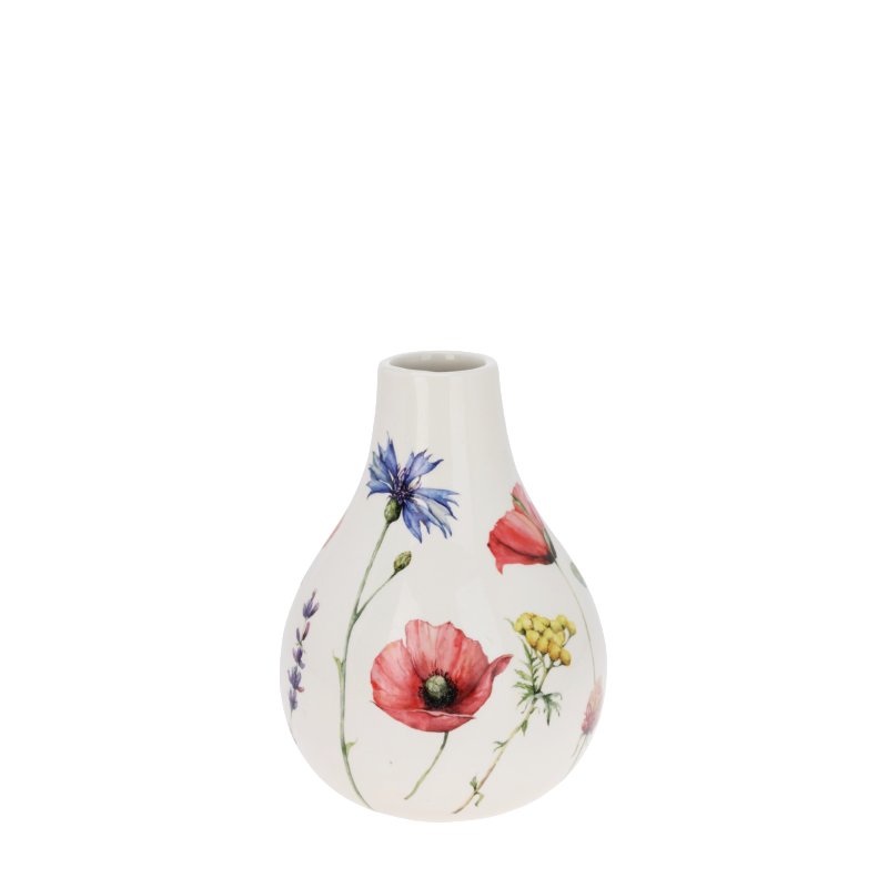 Květovaná porcelánová váza