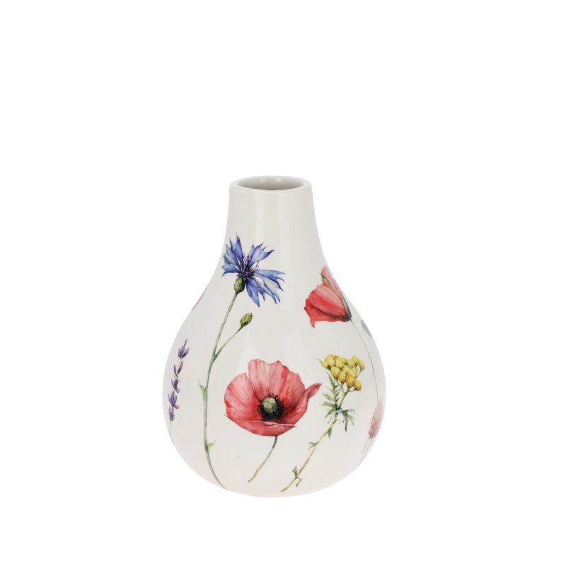 Květovaná porcelánová váza