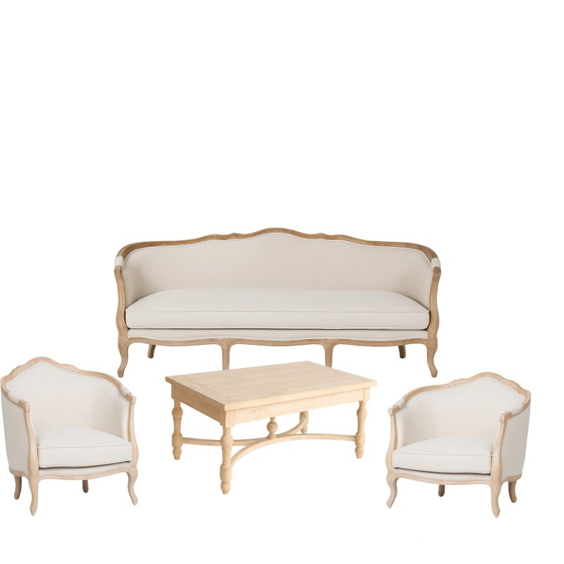 Lounge set pohovky a dvě křesla se stolkem k zapůjčení