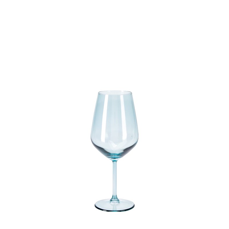 Modrá sklenice na víno elegant 490 ml
