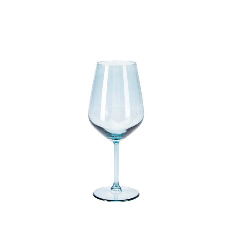 Modrá sklenice na víno elegant 490 ml