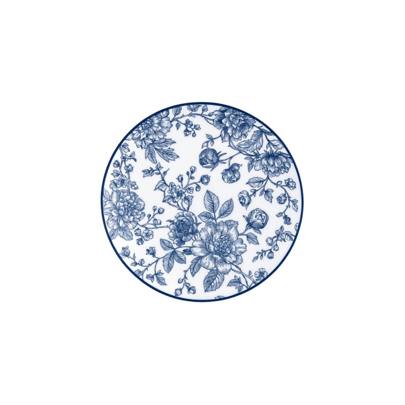 Porcelánový dezertní talíř s květinovým vzorem