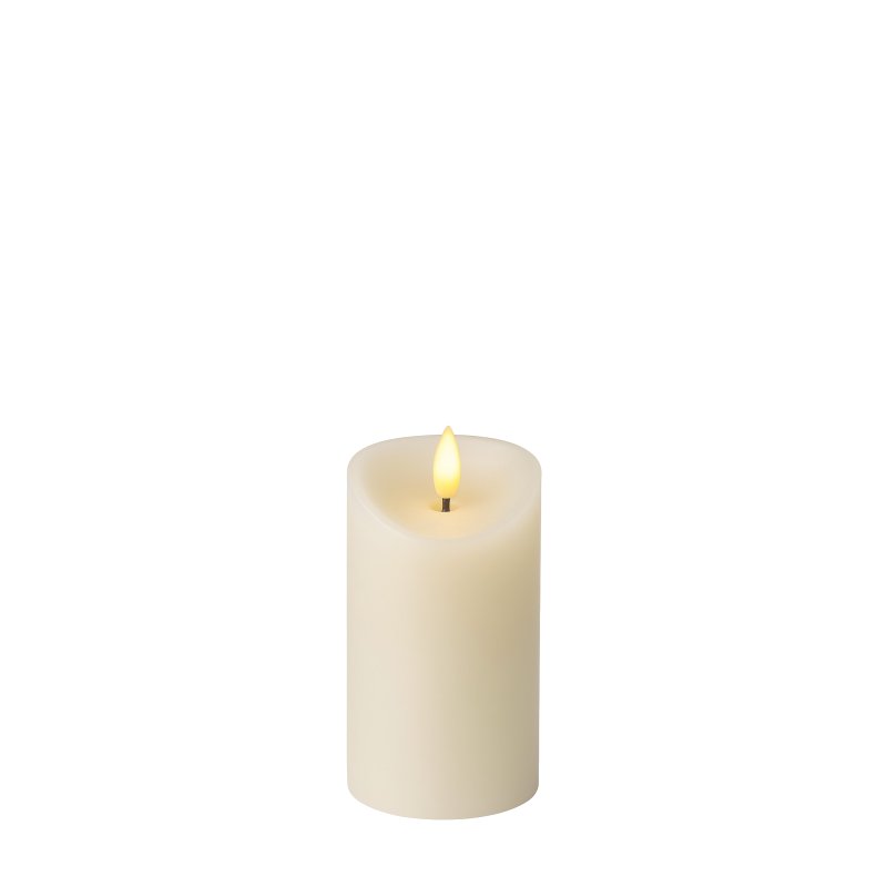 Realistická LED svíčka ivory 12 cm