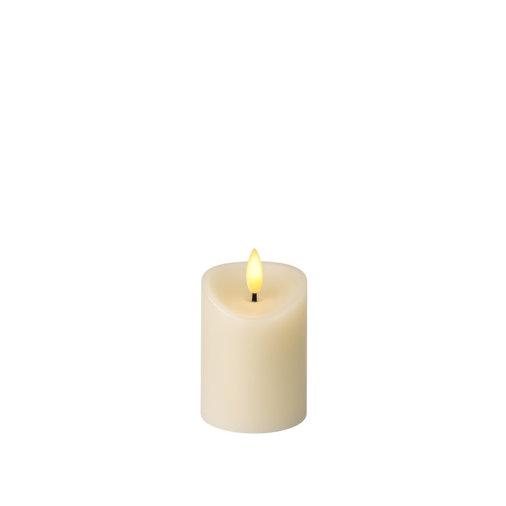 Realistic led svíčka ivory 10 cm