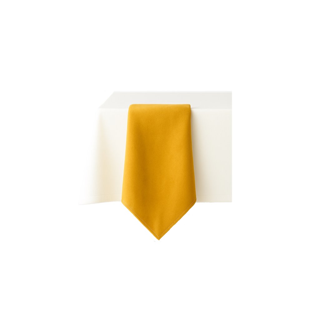 Sametový ubrousek Mustard Yellow žlutý hořčice