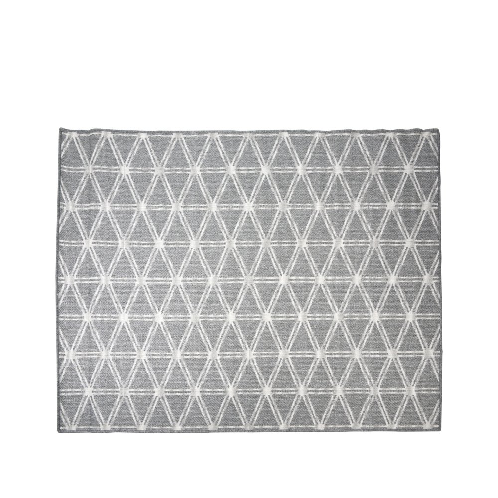 Kvalitní šedobílý venkovní koberec 200x150 cm