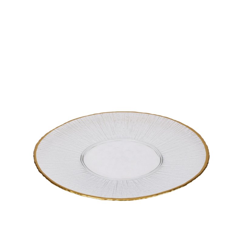 Skleněný podkladový talíř 32 cm