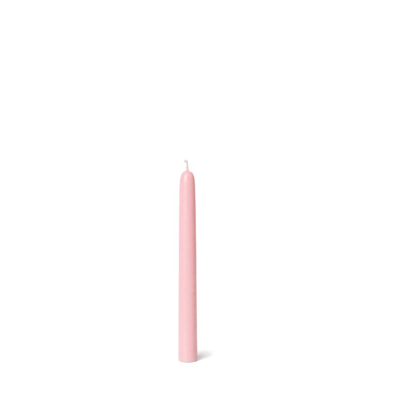 Úzká růžová komická svíčka