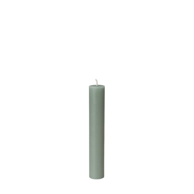 Zelená konická svíčka 20 cm