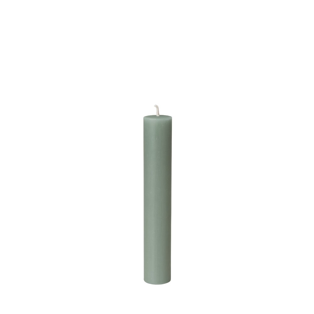 Zelená konická svíčka 20 cm