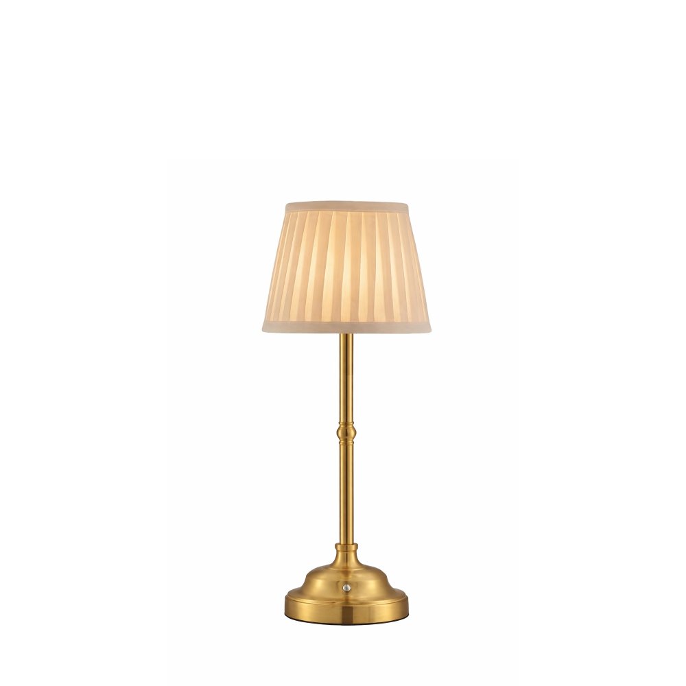 Zlatá bezdrátová LED stolní lampička k zapůjčení 40 cm