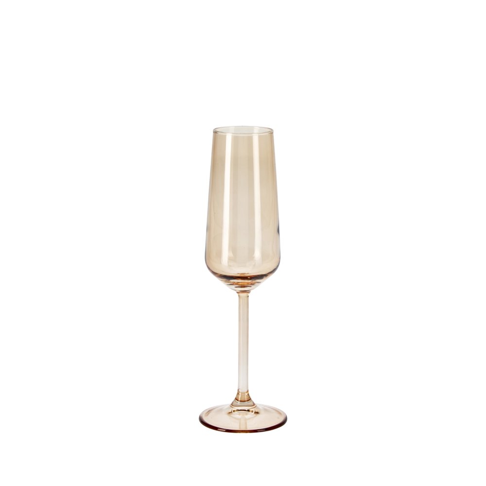 Amber sklenice na sekt 195 ml