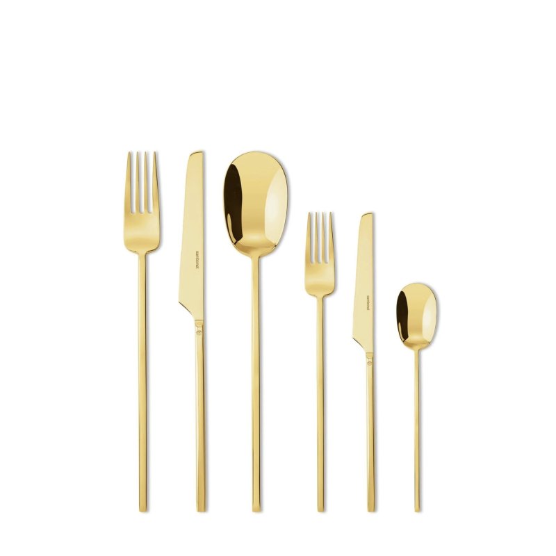Zlaté moderní příbory luxury modern k zapůjčení