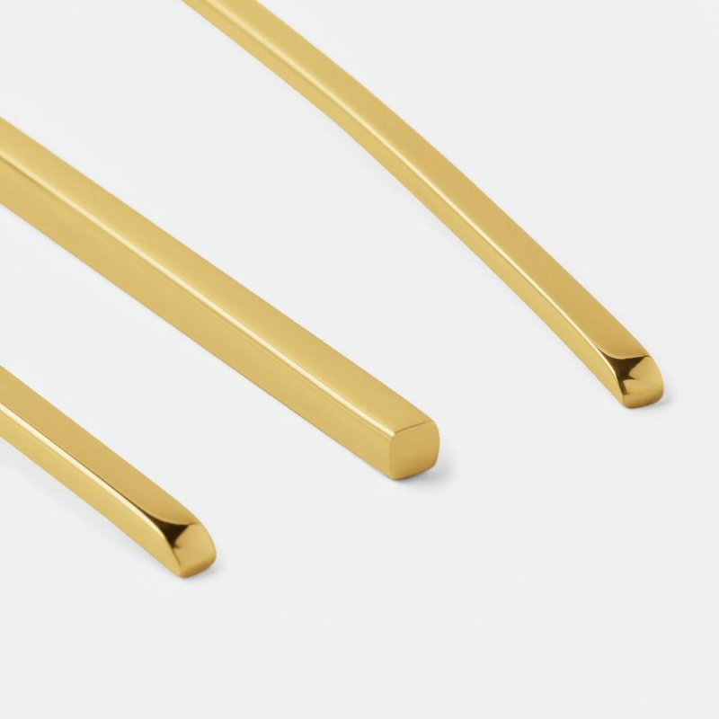 Zlaté příbory modern luxury k zapůjčení detail