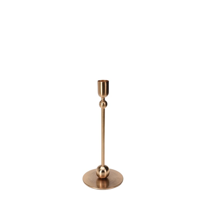 Zlatý svícen elegant - 23 cm