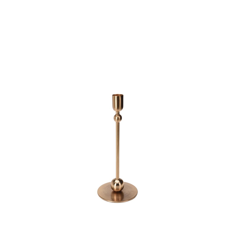 Zlatý svícen elegant - 23 cm