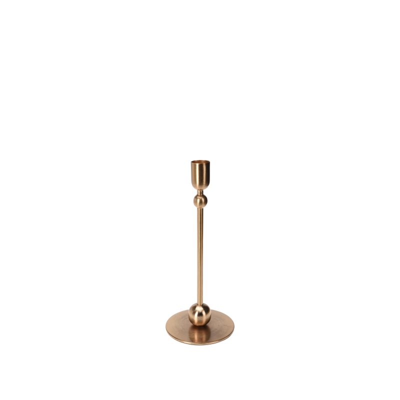 Zlatý svícen elegant - 23 cm