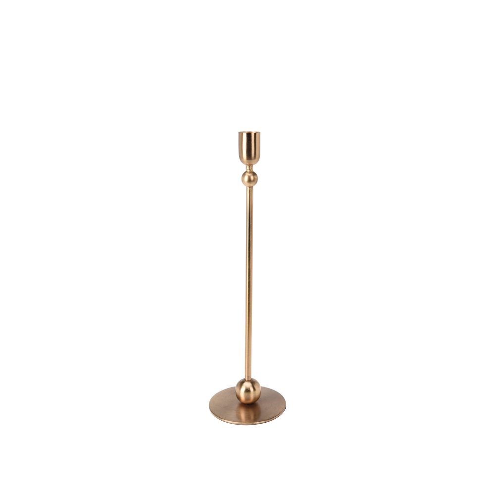 Zlatý svícen elegant - 33 cm