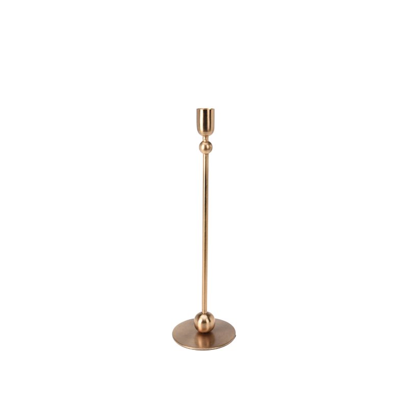 Zlatý svícen elegant - 33 cm